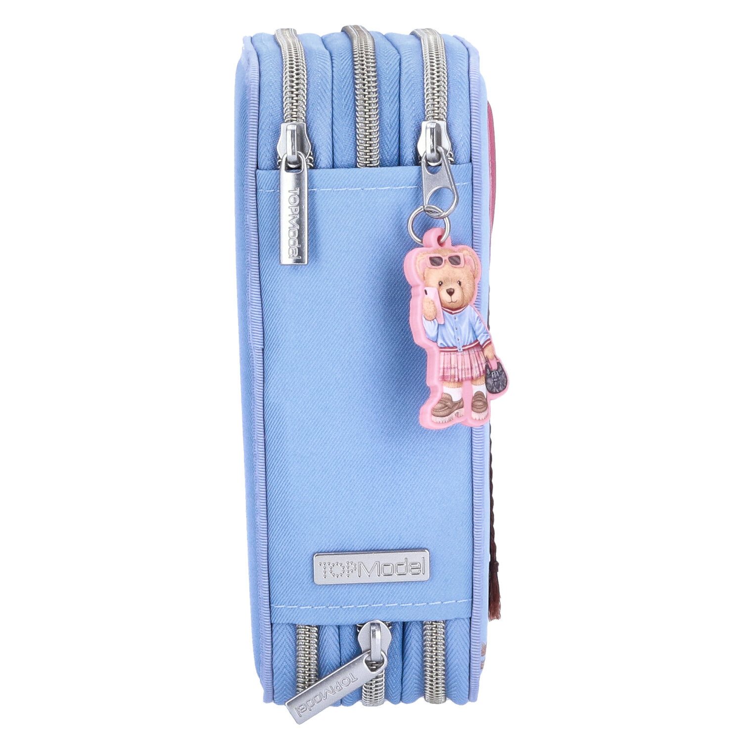 Depesche Federtasche Depesche 3-Fach Federtasche mit Applikation TOPModel TEAM TEDDY 60- Bl – Bild 3 von 5