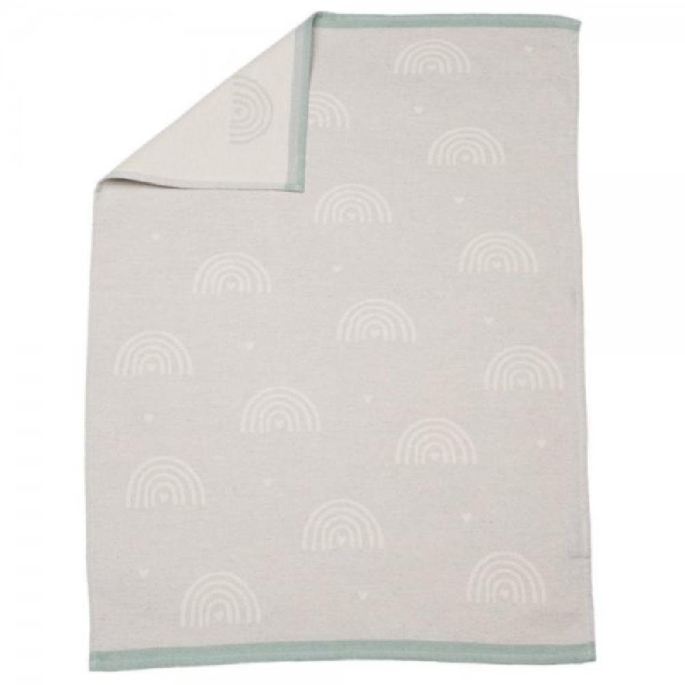 Kinderdecke Baumwolldecke Kids Lima Regenbögen Filz, DAVID FUSSENEGGER