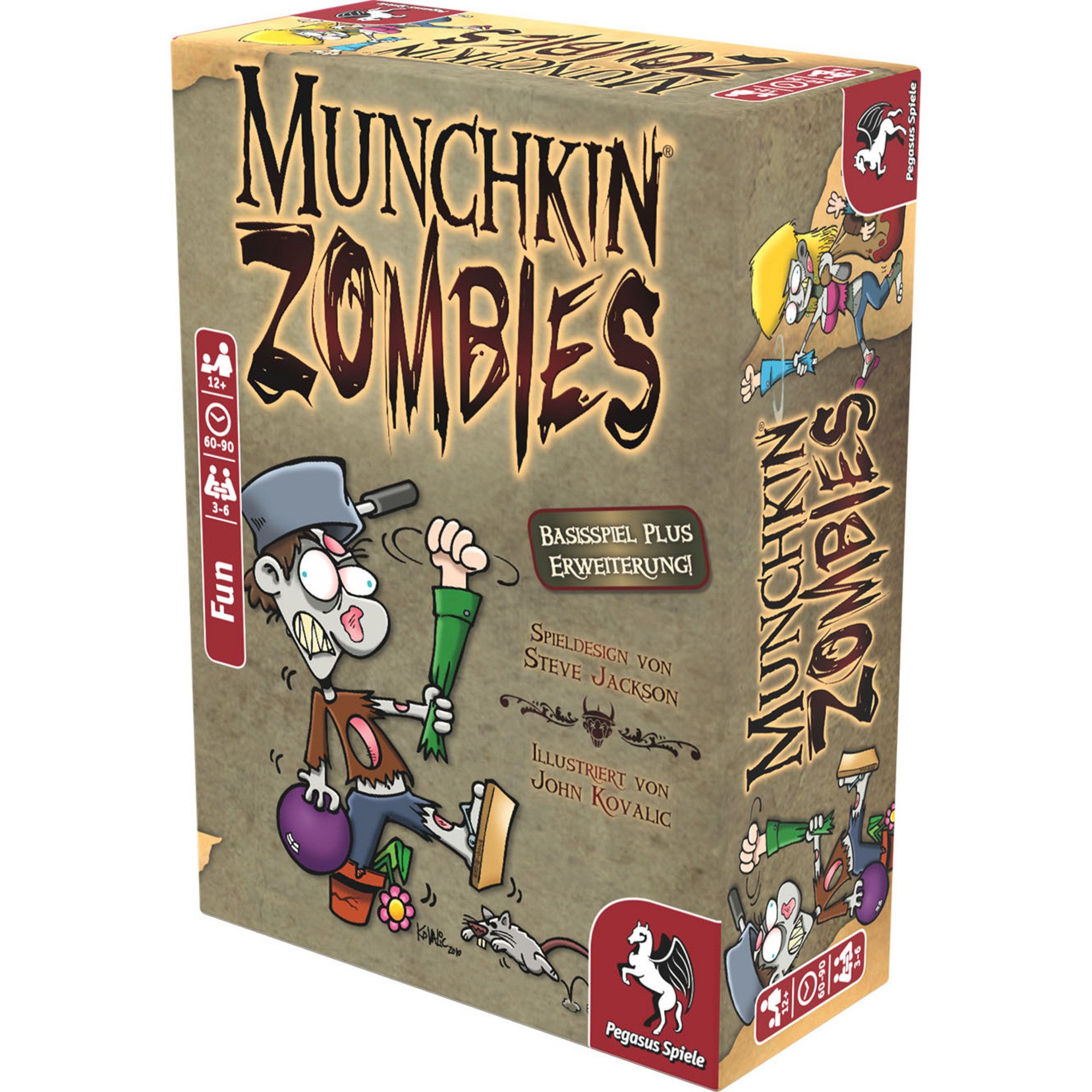 Pegasus Spiel Pegasus Munchkin Zombies 1+2, Kartenspiel
