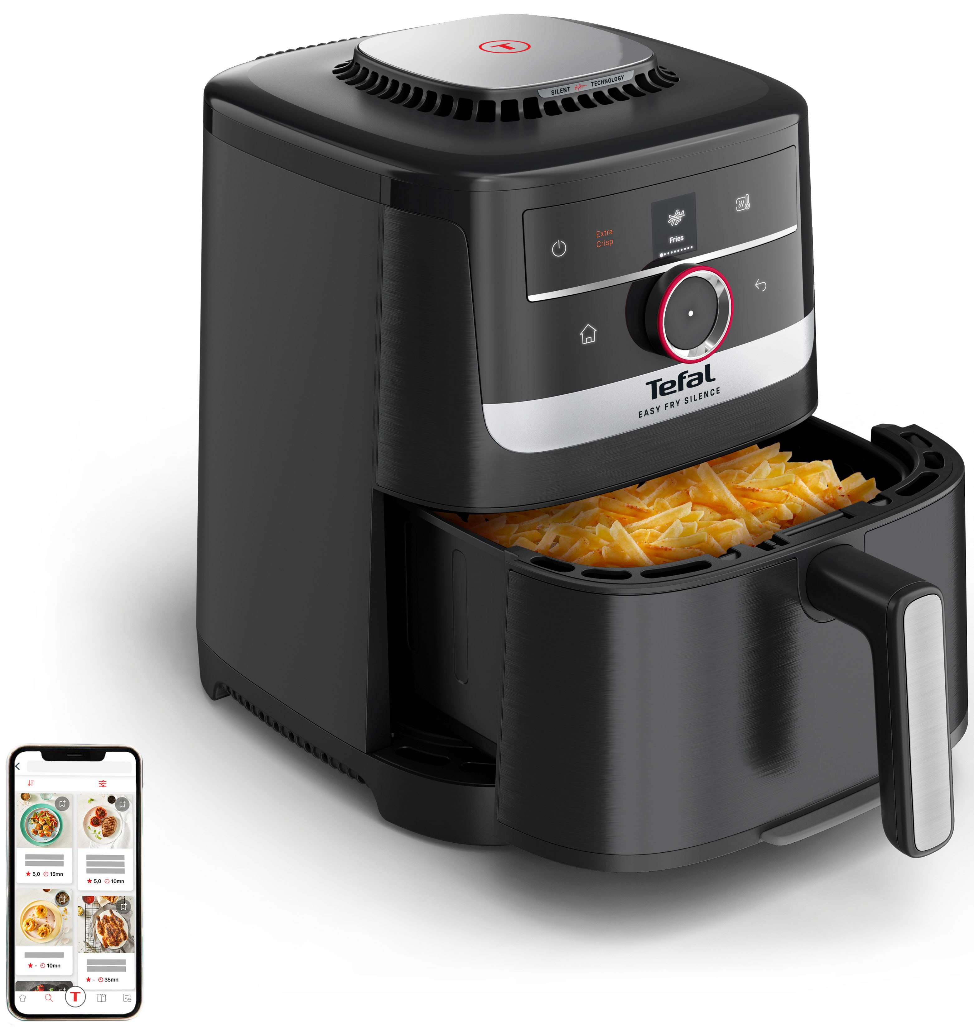 Heißluftfritteuse EY5728 Easy Fry Smart & Silence