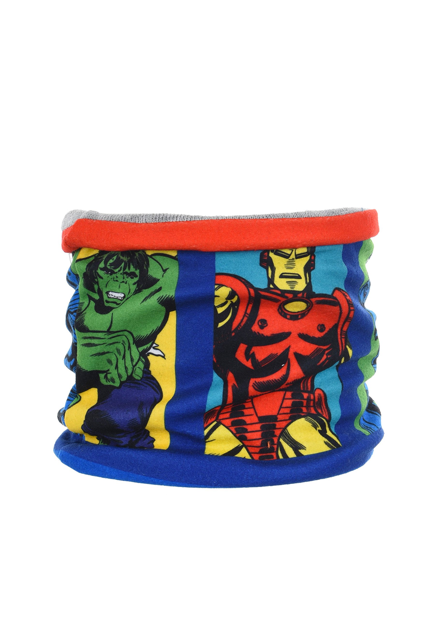 The AVENGERS Beanie Kinder Jungen Winter-Set Mütze Schlauch-Schal (SET)