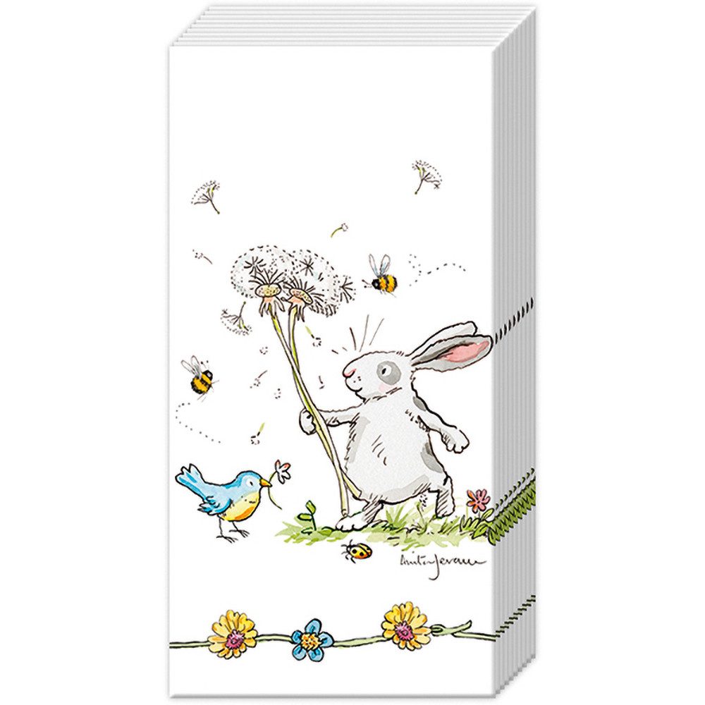 Ihr Ideal Home Range GmbH Papierserviette Blumengeschenk, (10 St), 21 x 21 cm