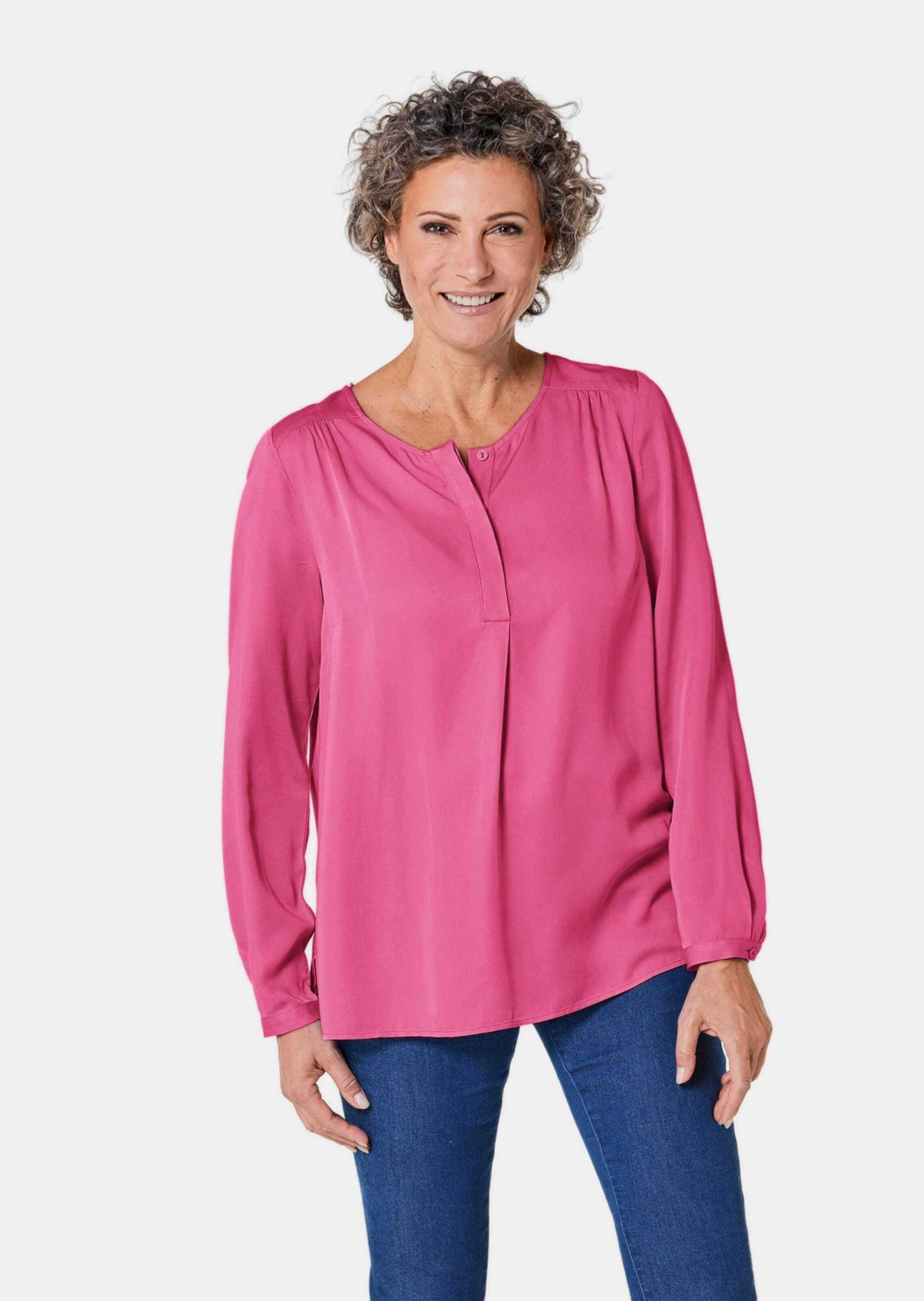 GOLDNER Schlupfbluse Figurschmeichelnde Schlupfbluse mit modischer günstig online kaufen
