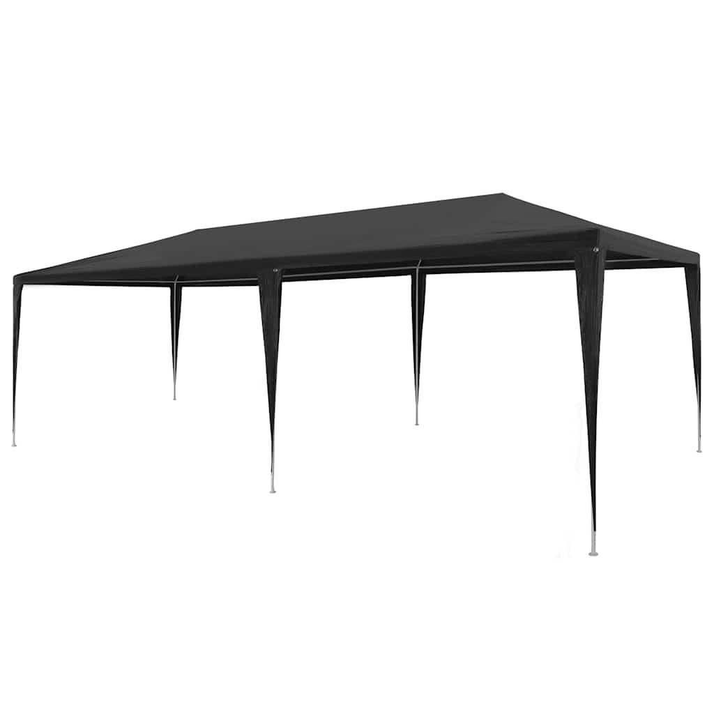 vidaXL Partyzelt Partyzelt 3x6 m PE Anthrazit