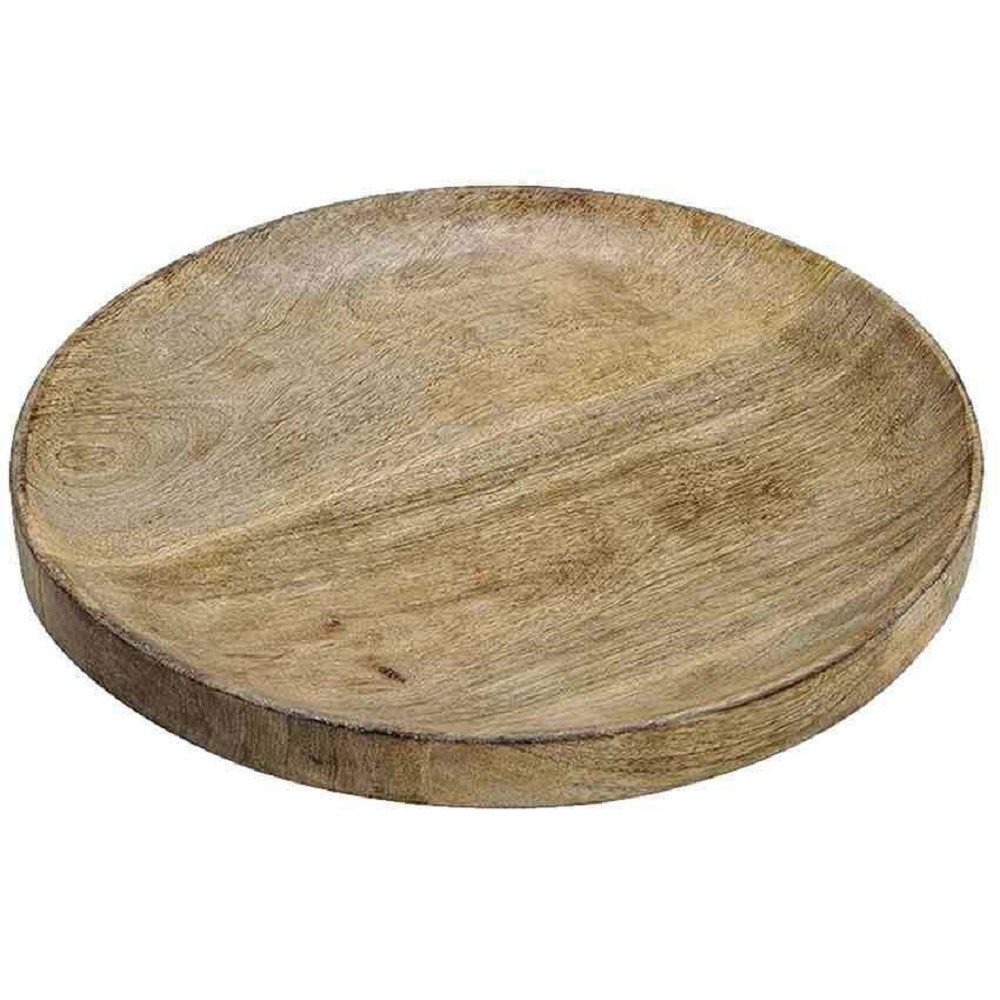 Wurm Dekoschale Dekoschale Mango Holz 30x4x30cm