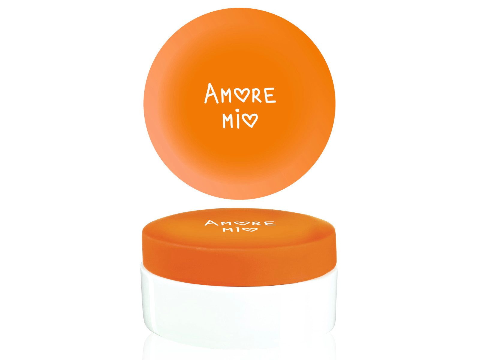 ASA SELECTION Vorratsdose beauty for you Dose Amore Mio orange 10cm, Porzellan