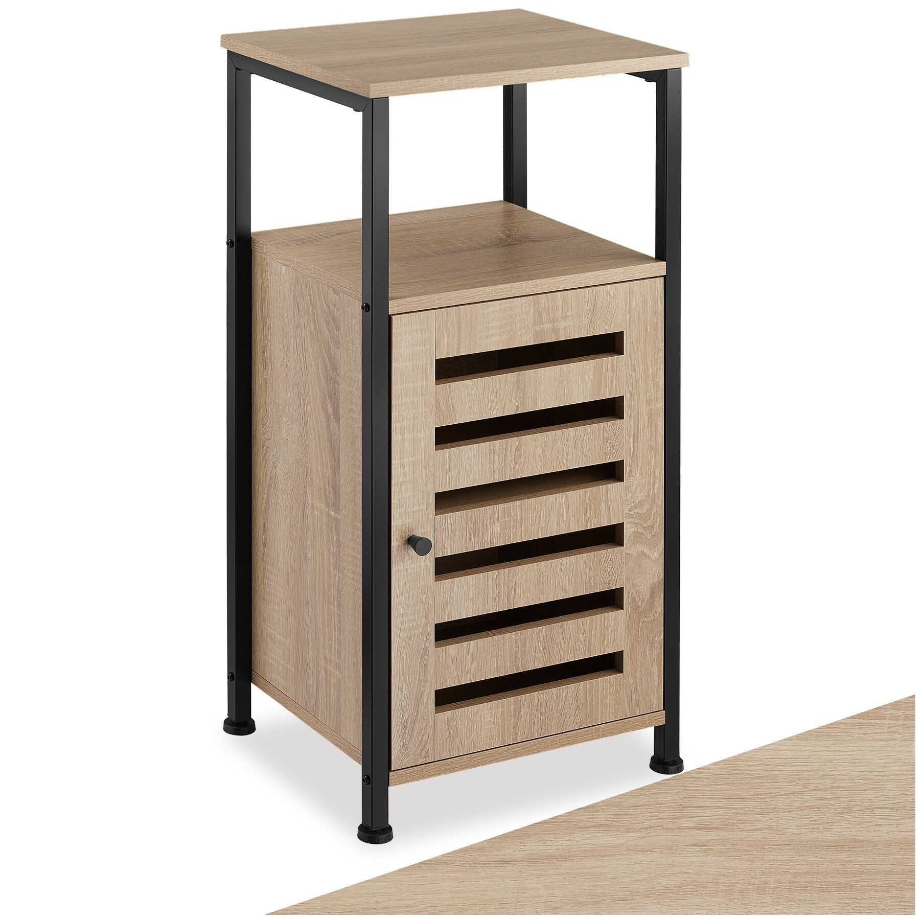 tectake Beistellschrank Durham (Komplettset, 1-St., inkl. Schlüssel) Indust günstig online kaufen