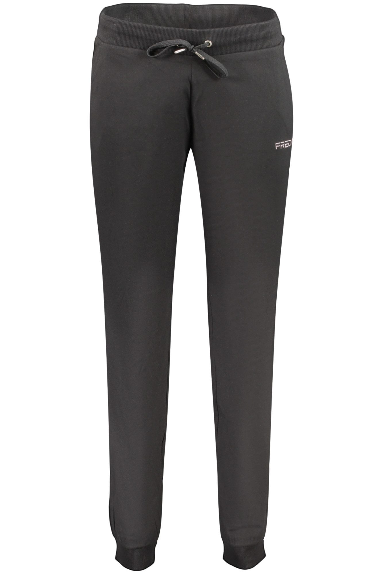 Freddy 5-Pocket-Hose Damen Trainingshose Schwarz - Elastisch, Kordelzug & Knöchelbündchen