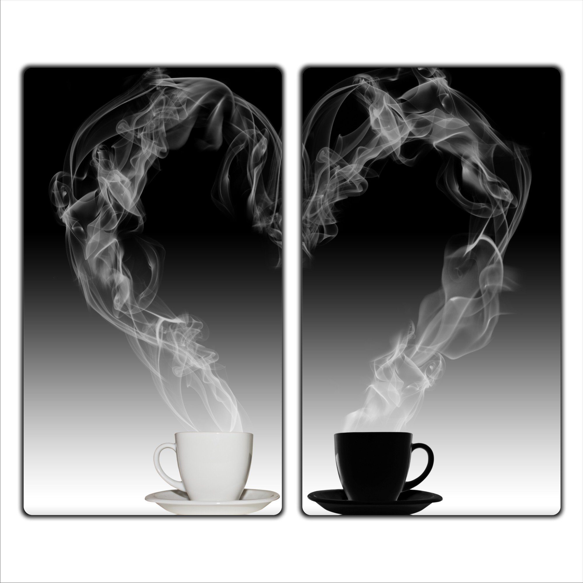 Herd-Abdeckplatte Kaffee