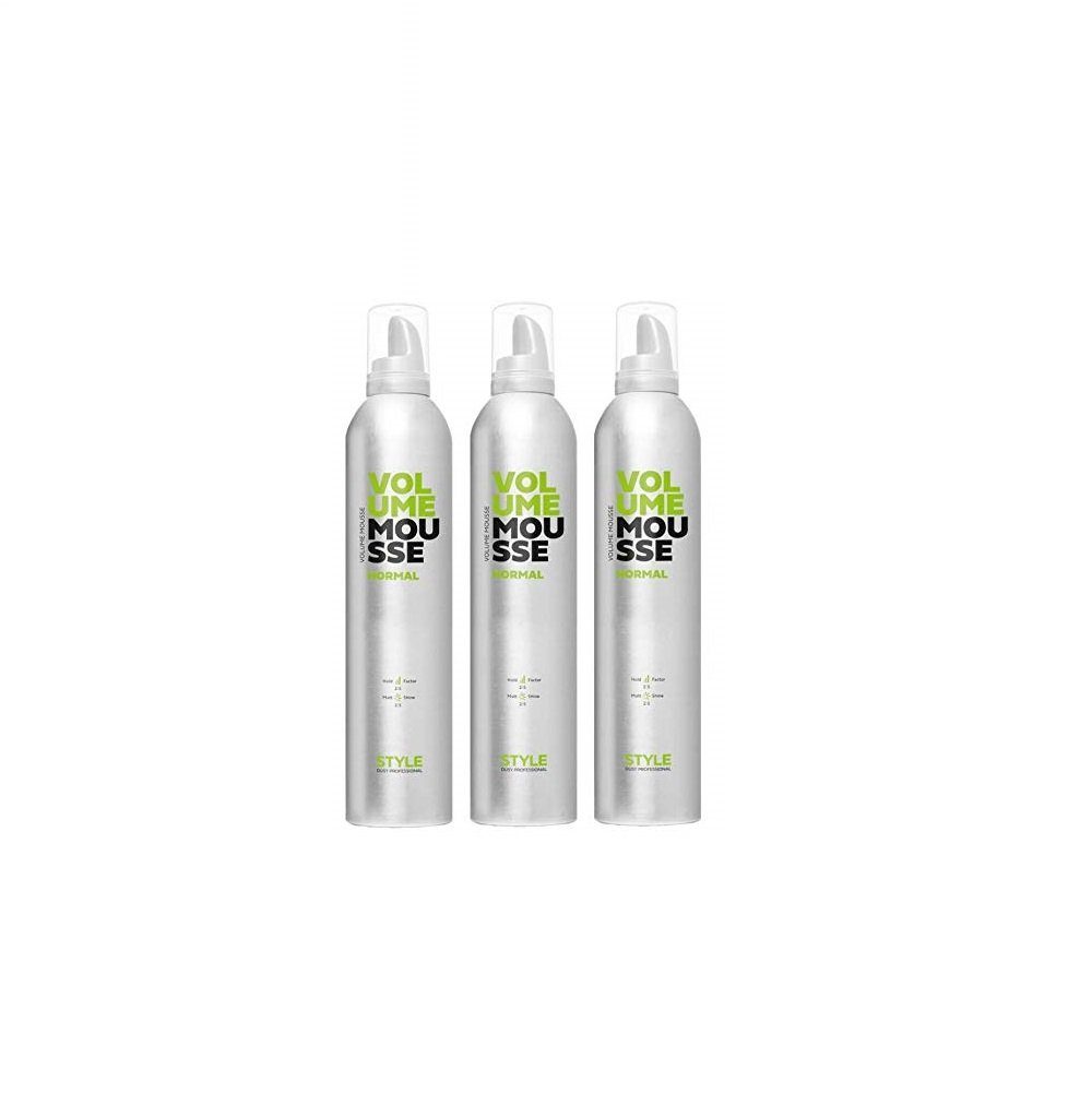 Haarschaum Dusy normal Style Dusy Professional 3er Mousse Pack 400ml Volume