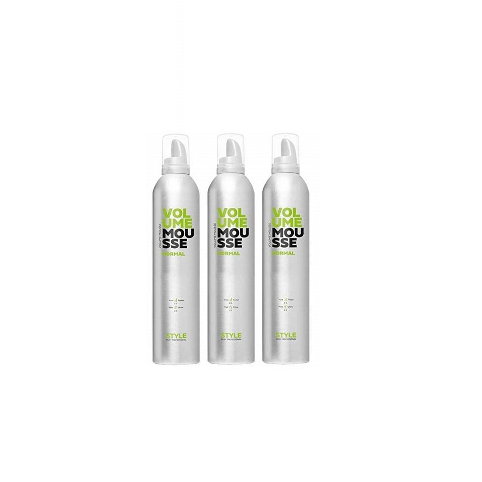 Dusy Professional Haarschaum Dusy Style Volume Mousse normal 400ml 3er Pack