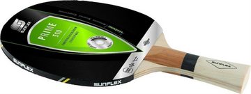 Sunflex Tischtennisschläger Prime S10 + Tischtennishülle + 3x SX+ Bälle, Tischtennis Schläger Set Tischtennisset Table Tennis Bat Racket