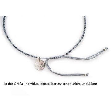iz-el Armband KLEINE VIERBLÄTTRIGE LEBENSBLUME ◦ 925' Silber, 925 Sterling Silber