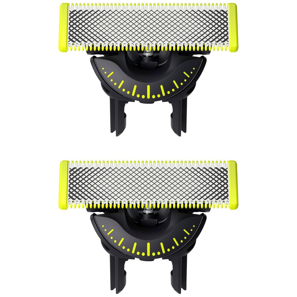 Philips Elektrorasierer Philips Bodycare OneBlade QP420 / 50 Rasierklingen Silber, Gelb 2 St.