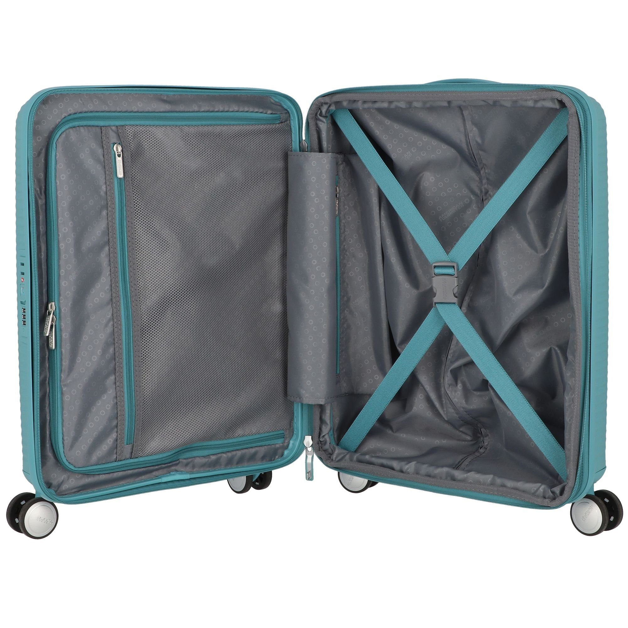 American Tourister® Handgepäck-Trolley 4 Polypropylen turquoise Soundbox, Rollen, tonic