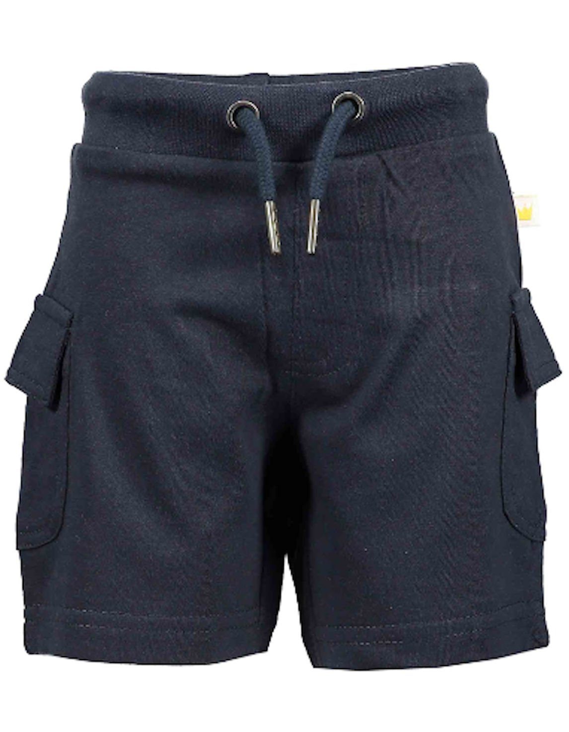 Blue Seven Sweatshorts Blue Seven Baby Jungen Sweatshorts Shorts kurze Hose Cargotasche dunke (1-tlg)