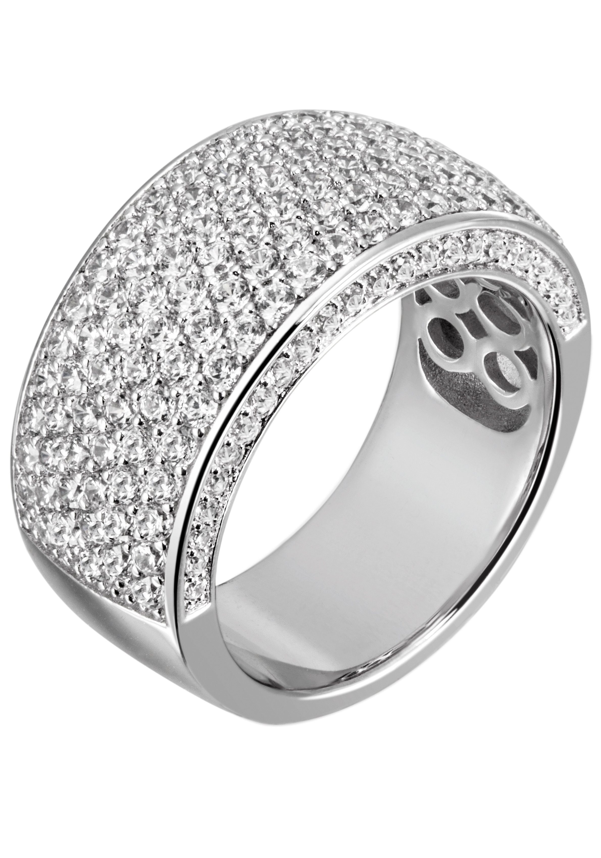 Firetti Fingerring Schmuck Geschenk Silber 925 Silberring, mit Zirkonia (synth)