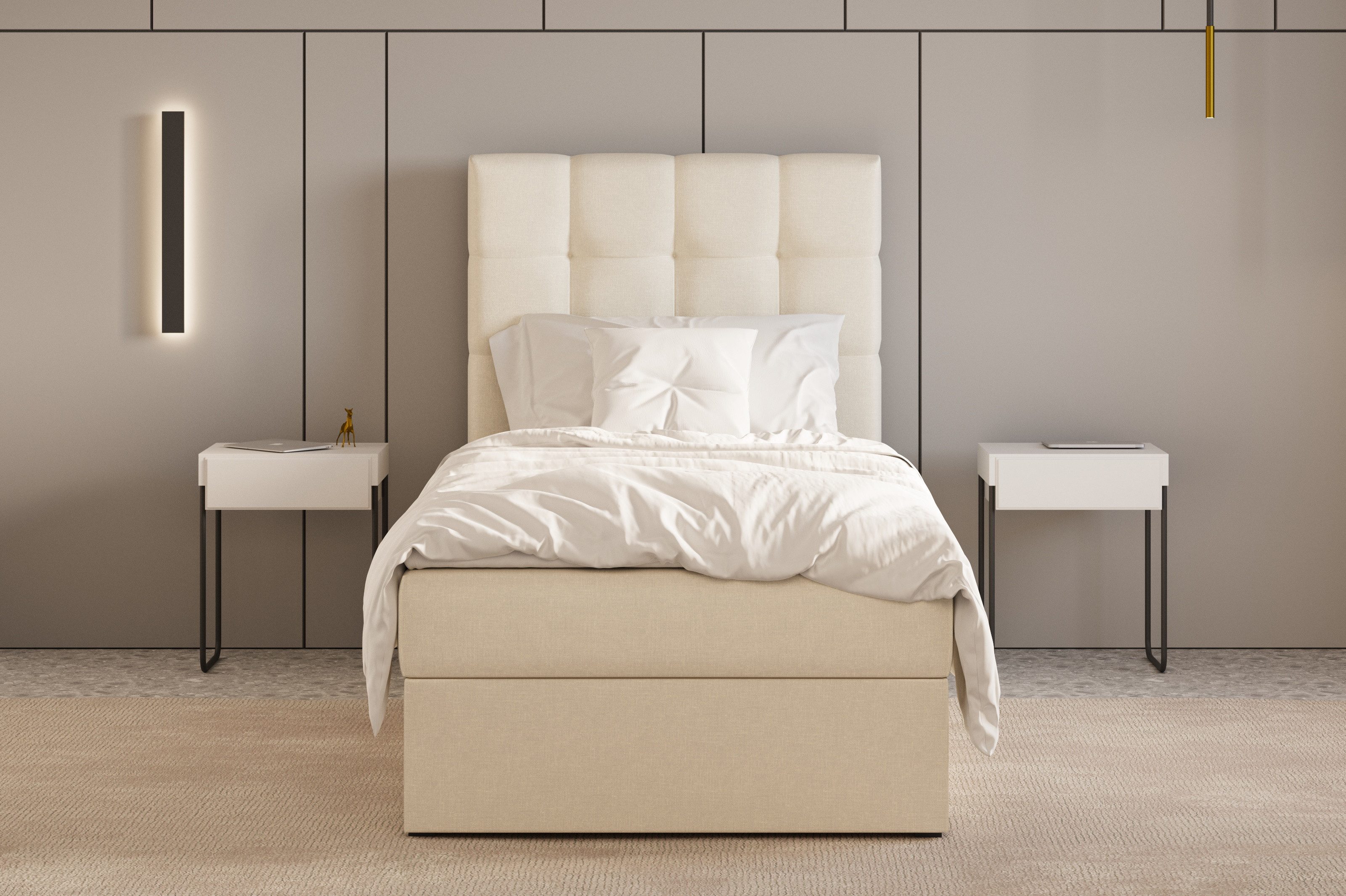 MOEBLO Boxspringbett Bett 05 (Polsterbett Kontinentalbett, günstig online kaufen