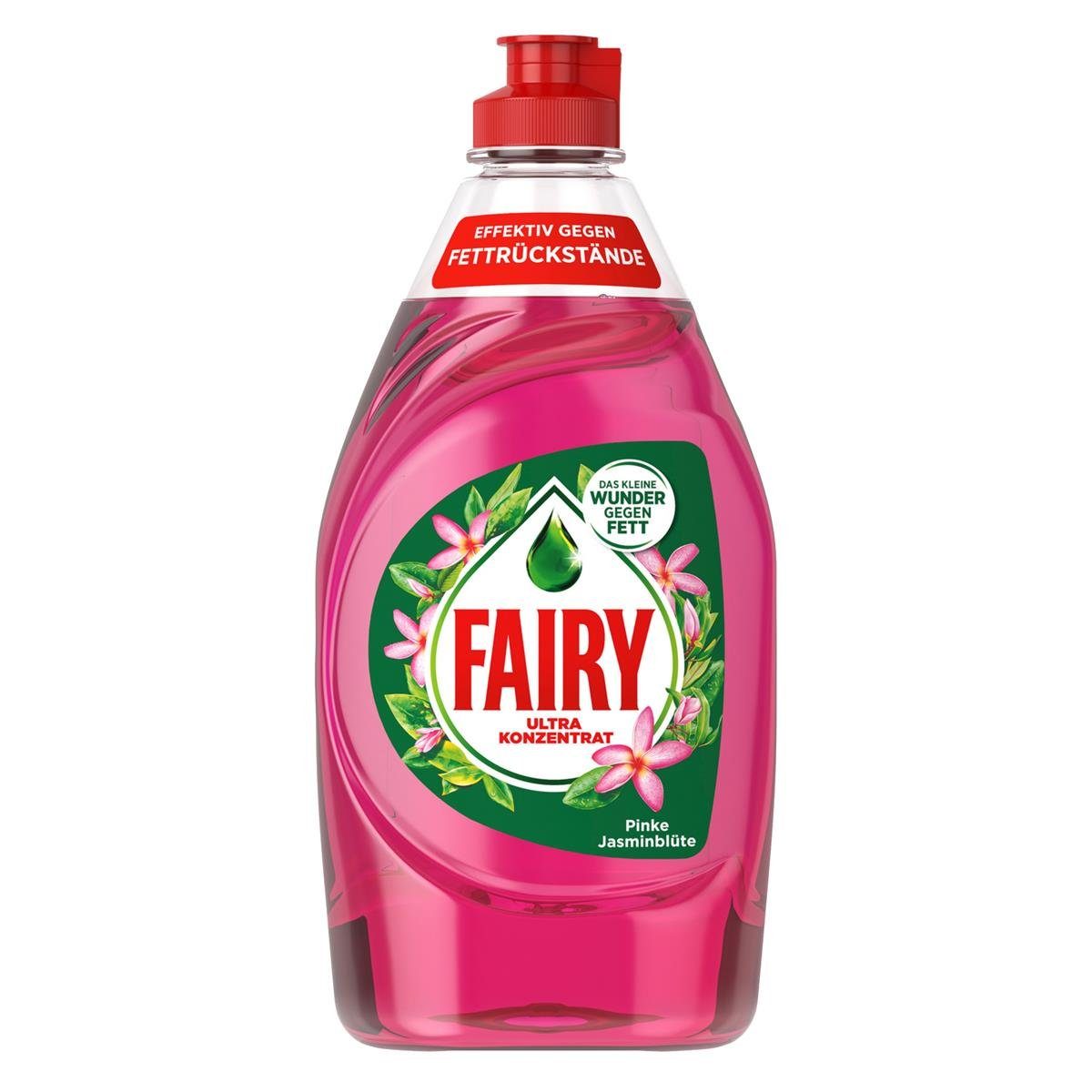 (Geschirrspülmittel Fairy Pinke gegen Konzentrat Spülmittel 450ml Ultra Fett Fairy Jasminblüte