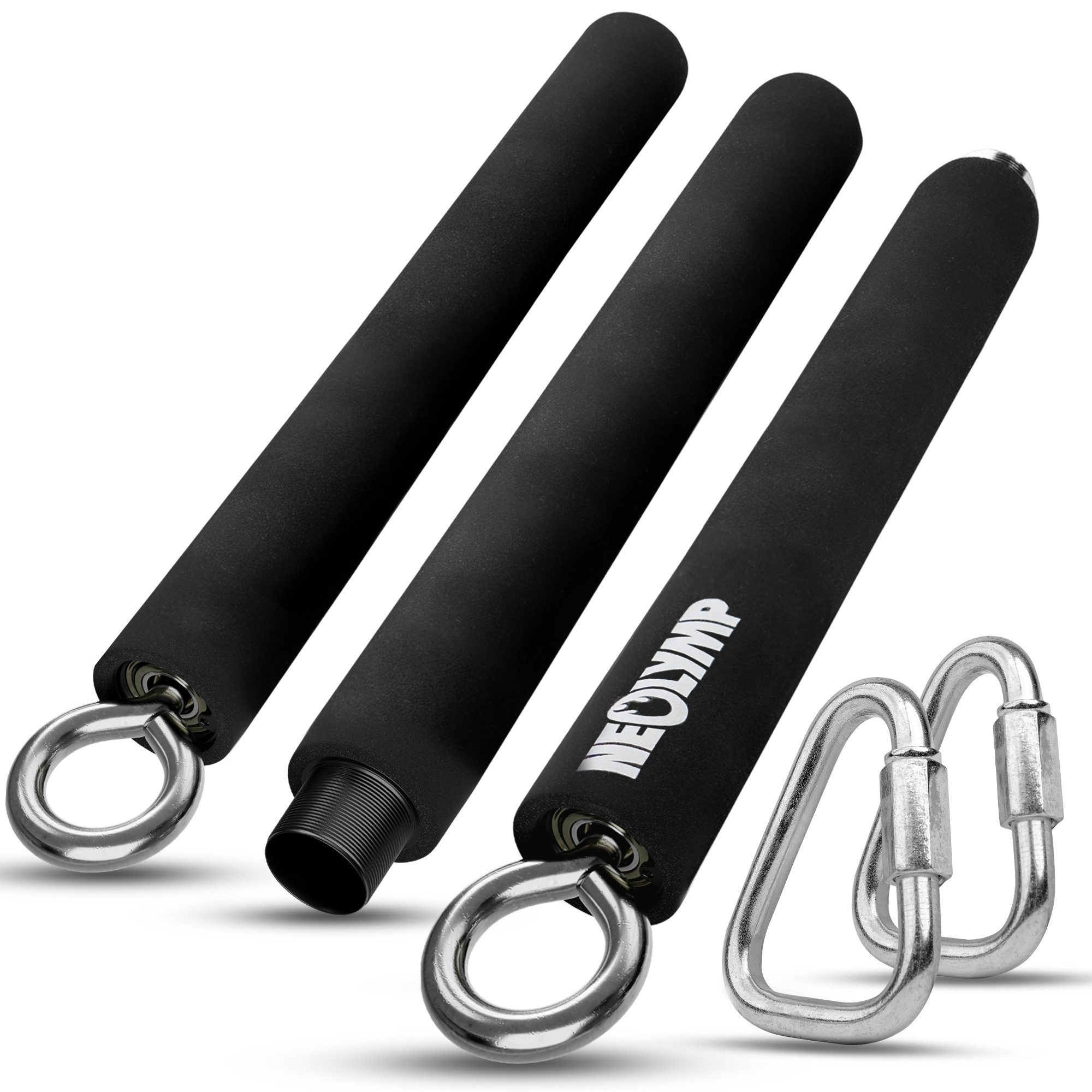 Trainingsband Widerstandsbänder Fitness Stange - Inkl. Karabiner - Pilates Bar