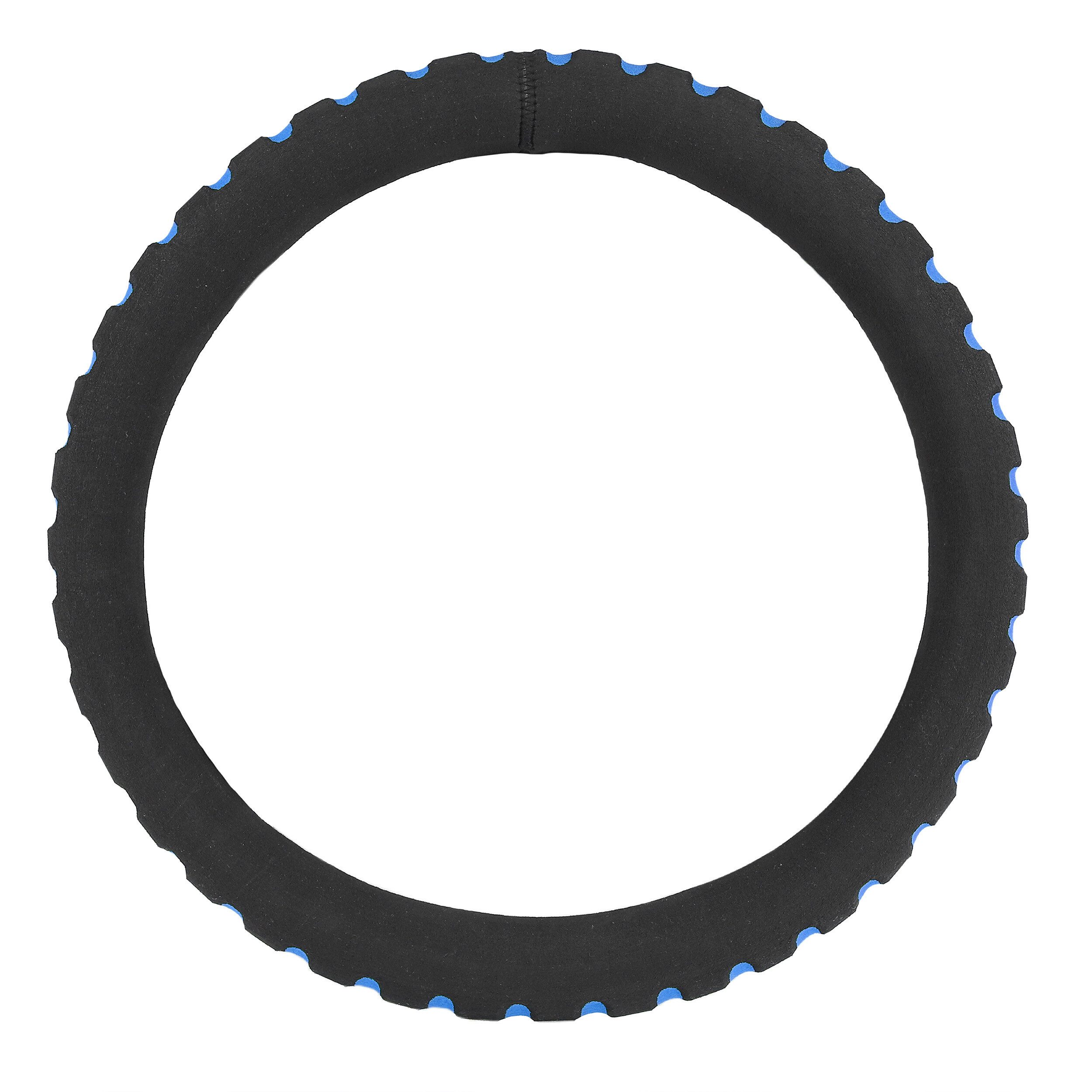 alca Lenkradbezug Lenkradhülle SOFT blau blau 37-39 cm weicher Schaumstoff Universal, (1-tlg)