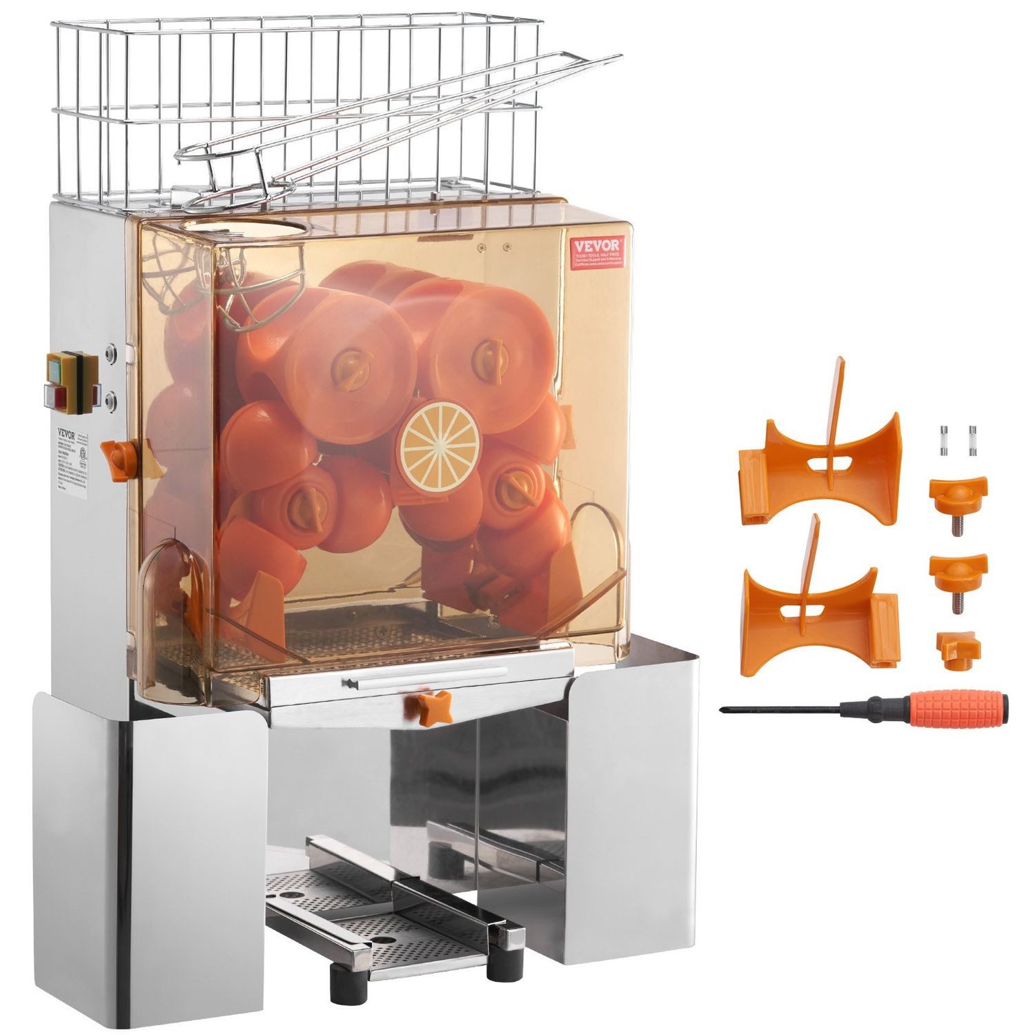 ich-zapfe Obstpresse Orangenpresse, Zitruspresse - Edelstahl, kommerziell