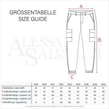 Alessandro Salvarini Cargohose ASGiacomi mit Reißverschluss Beintaschen