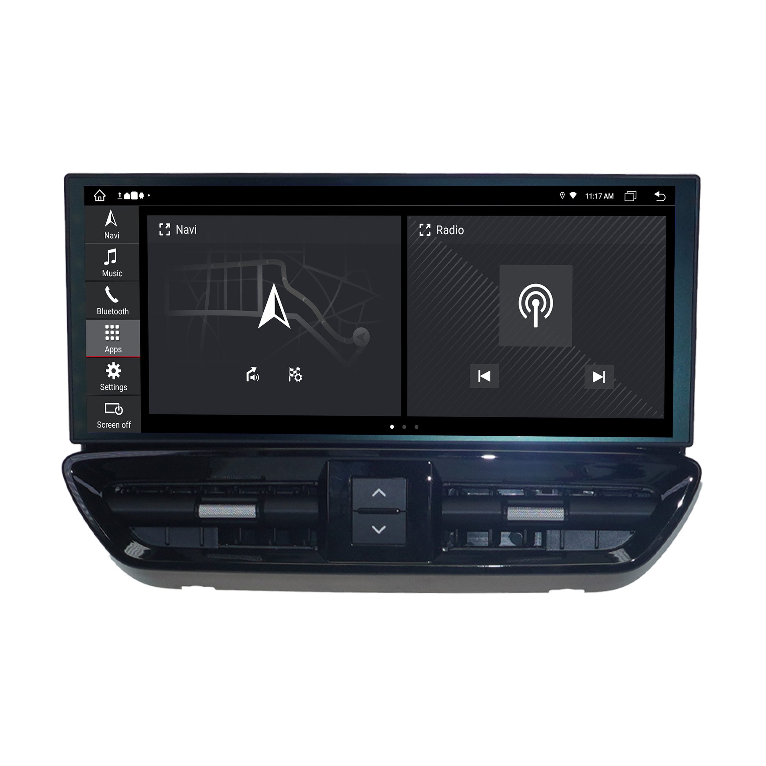 TAFFIO Für Porsche Cayenne PCM3.1 BOSE 12.3" Touch Android Autoradio CarPlay Einbau-Navigationsgerät