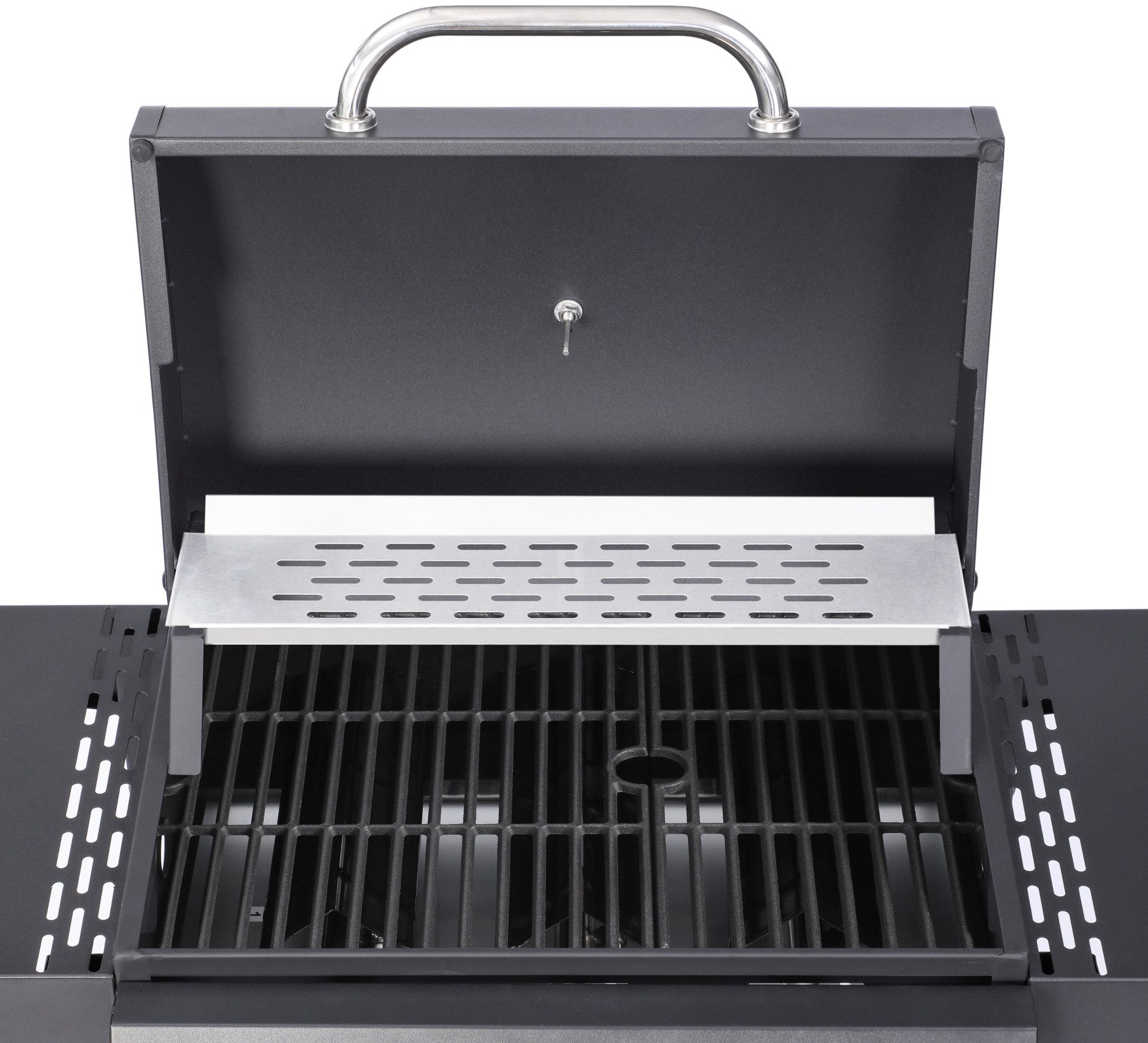 El Fuego Gasgrill San Jose 3 Brenner, mit gusseisernem Grillrost – Bild 4 von 5