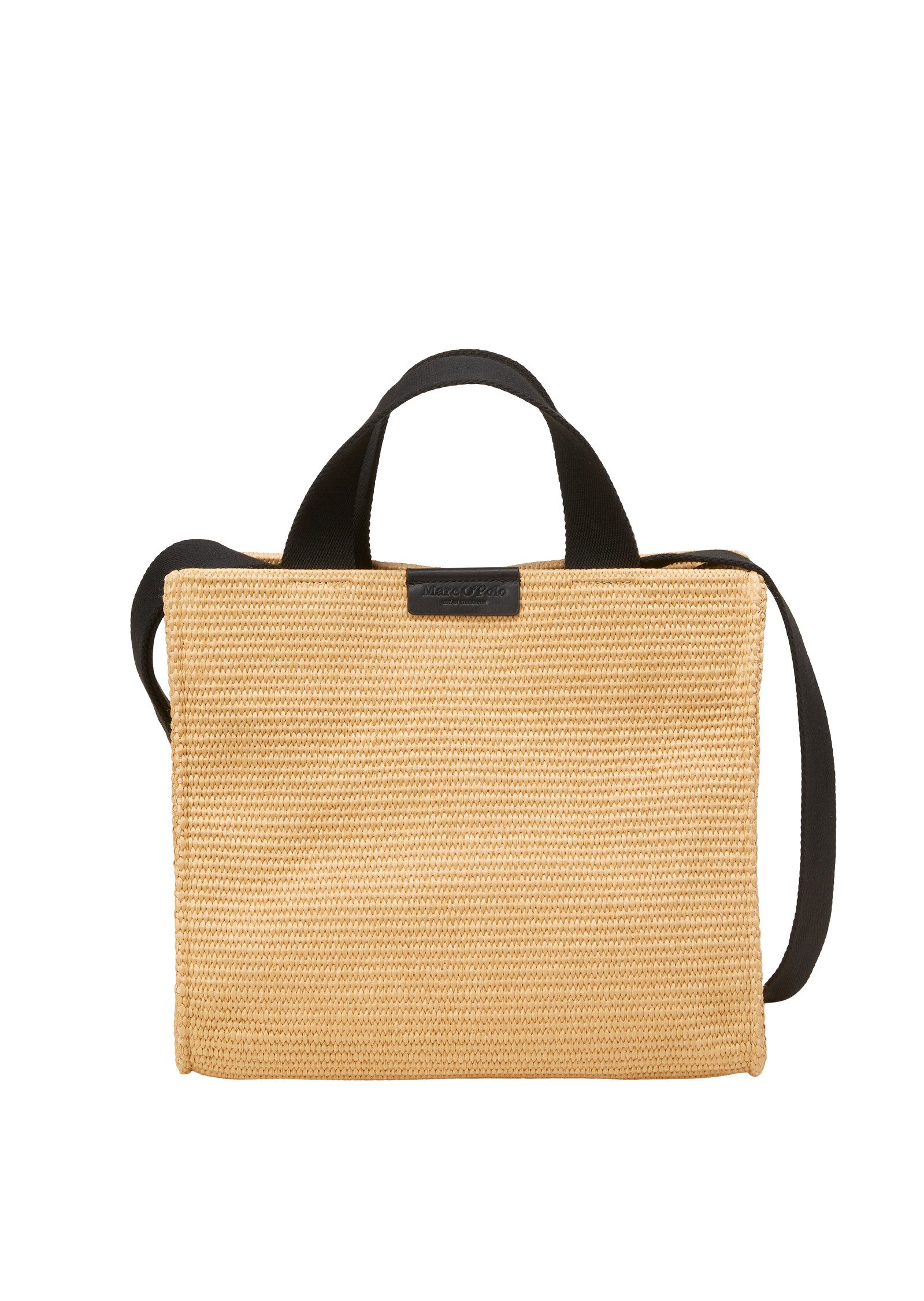Marc O'Polo Shopper in Raffia-Bast-Optik