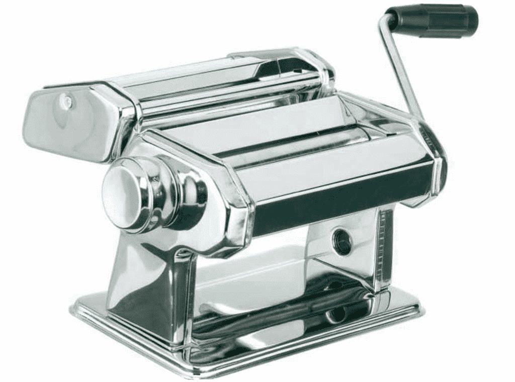 Haushalt International Back-Set Nudelmaschine aus verchromten Metall