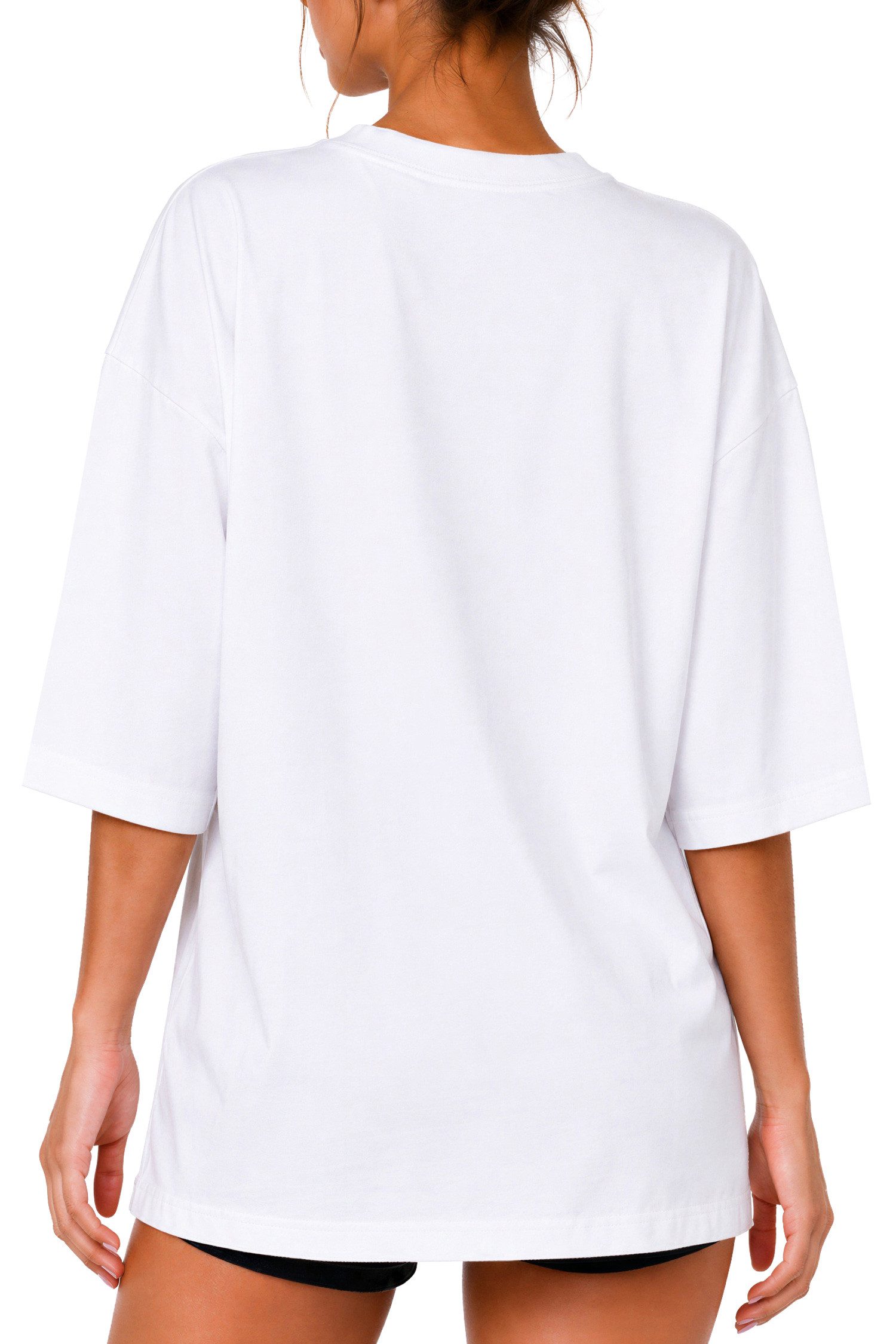 Reichstadt Oversize-Shirt Damen Oversized Kurzarmshirt 25RSW070 in kräftigen Farben