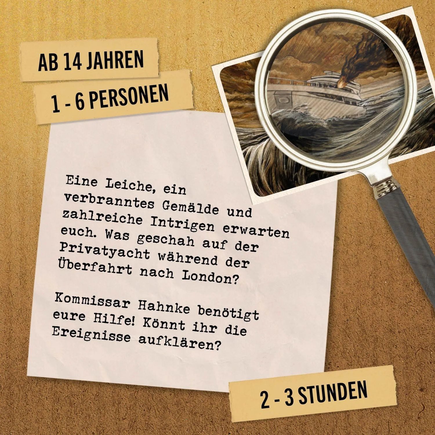 Pegasus Spiele Spiel Hidden Games Tatort: Tödliche Überfahrt