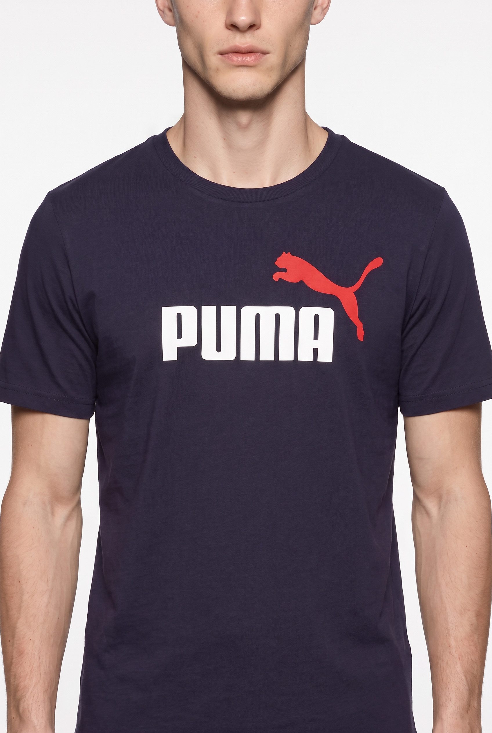 PUMA T-Shirt GRAPHICS 2 COLOR NO 1 LOGO TEE Kurzarm, mit Rundhalsausschnitt, mit Print-Applikation – Bild 3 von 5