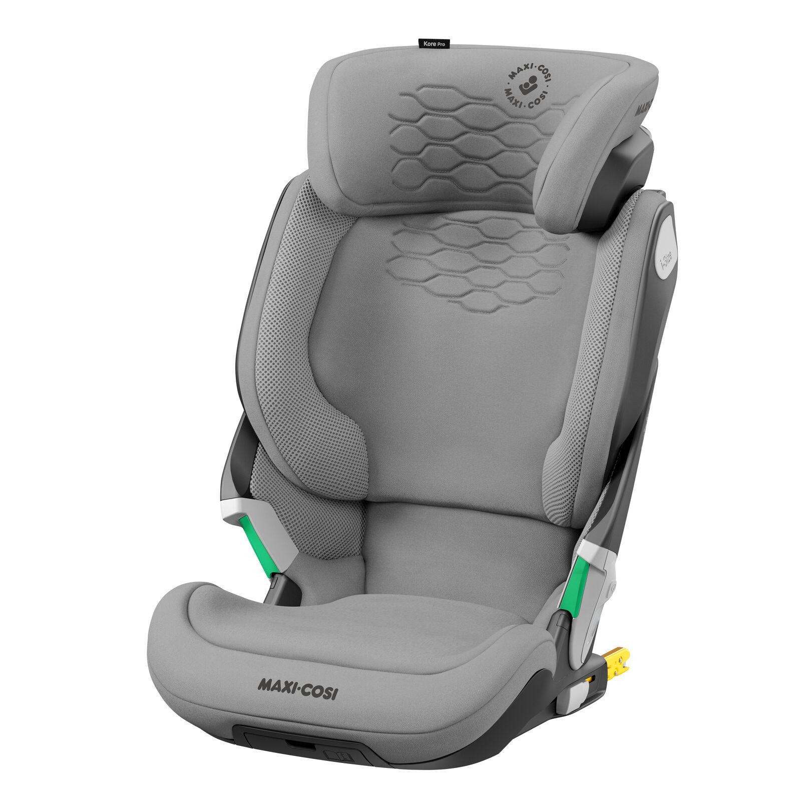 Maxi-Cosi Autokindersitz MC KORE PRO I-SIZE AUTHENTIC GREY, ab: 3.5 Monate, bis: 12 Jahre, ISOFIX- und/oder Sicherheitsgurt-Montage ClickAssist Licht i-Size…