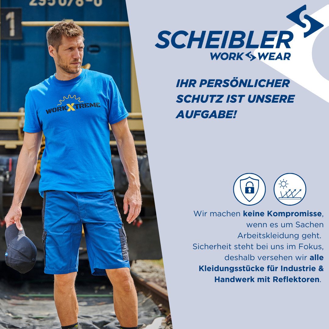 SCHEIBLER WORKWEAR Arbeitsshorts Gary mit Anti-Rutsch-Bund und Hammerschlaufe