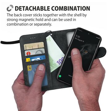 MyGadget Handyhülle Flip Case Klapphülle für Samsung Galaxy S20 Ultra, Magnetische Hülle aus Kunstleder Klapphülle Kartenfach Schutzhülle