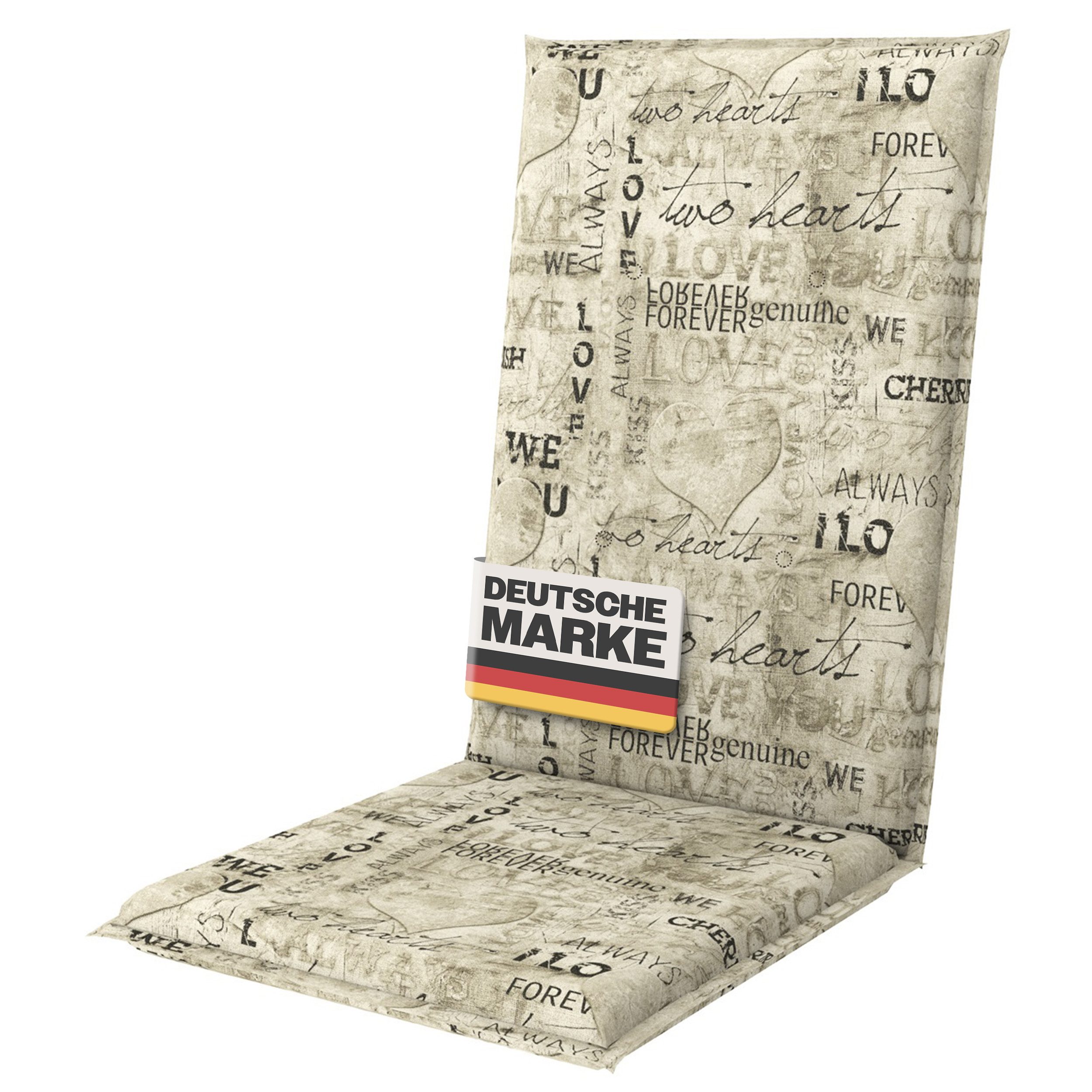 Gardissimo Hochlehnerauflage Hochlehnerauflage 8613 Gartenstuhl Auflagen günstig online kaufen