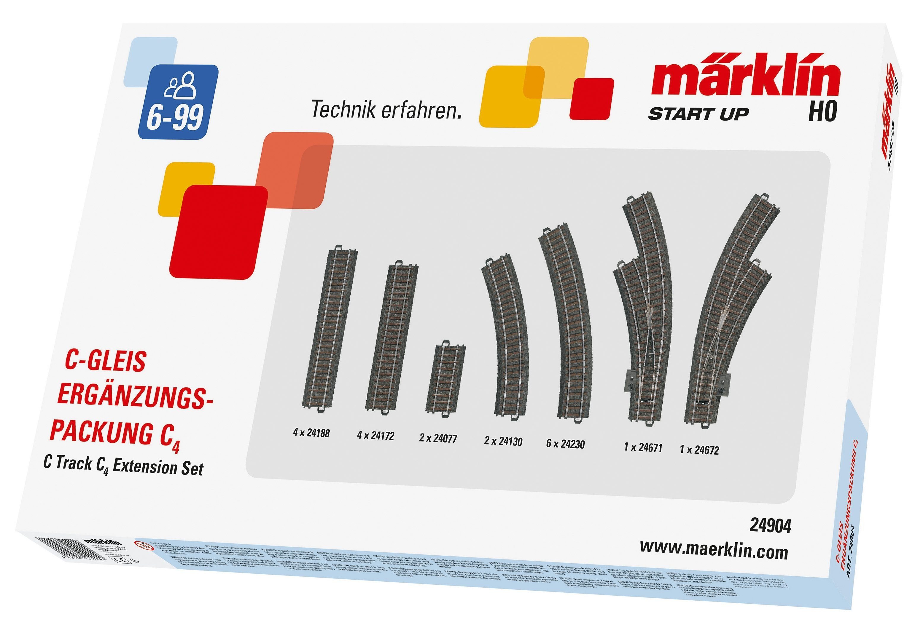 Gleise-Set Märklin Start up - C4 - 24904
