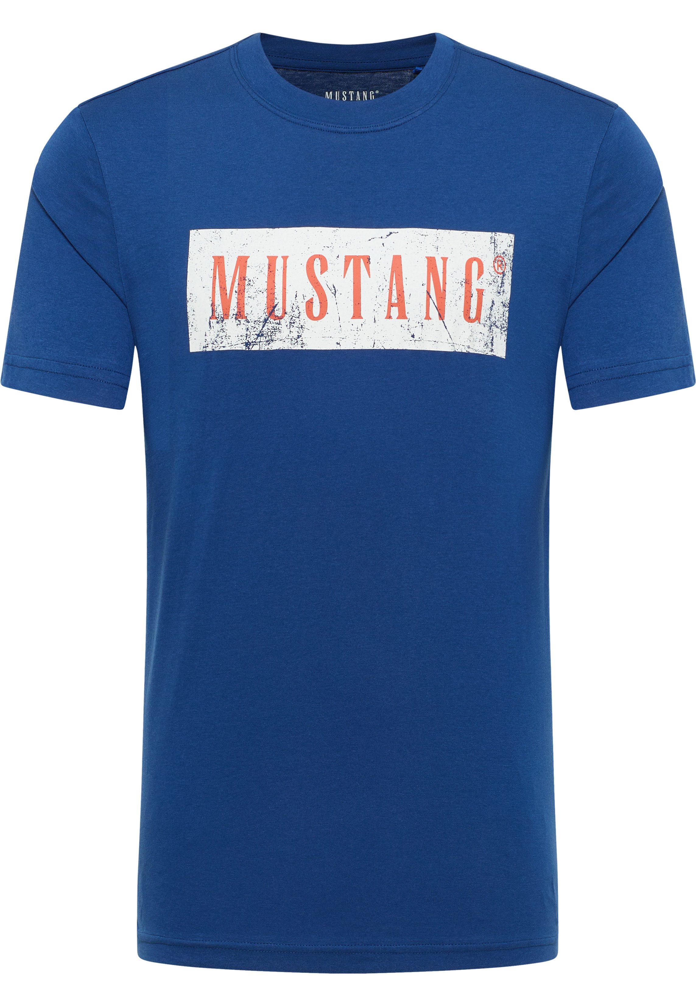 MUSTANG T-Shirt mit Logo Schriftzug günstig online kaufen