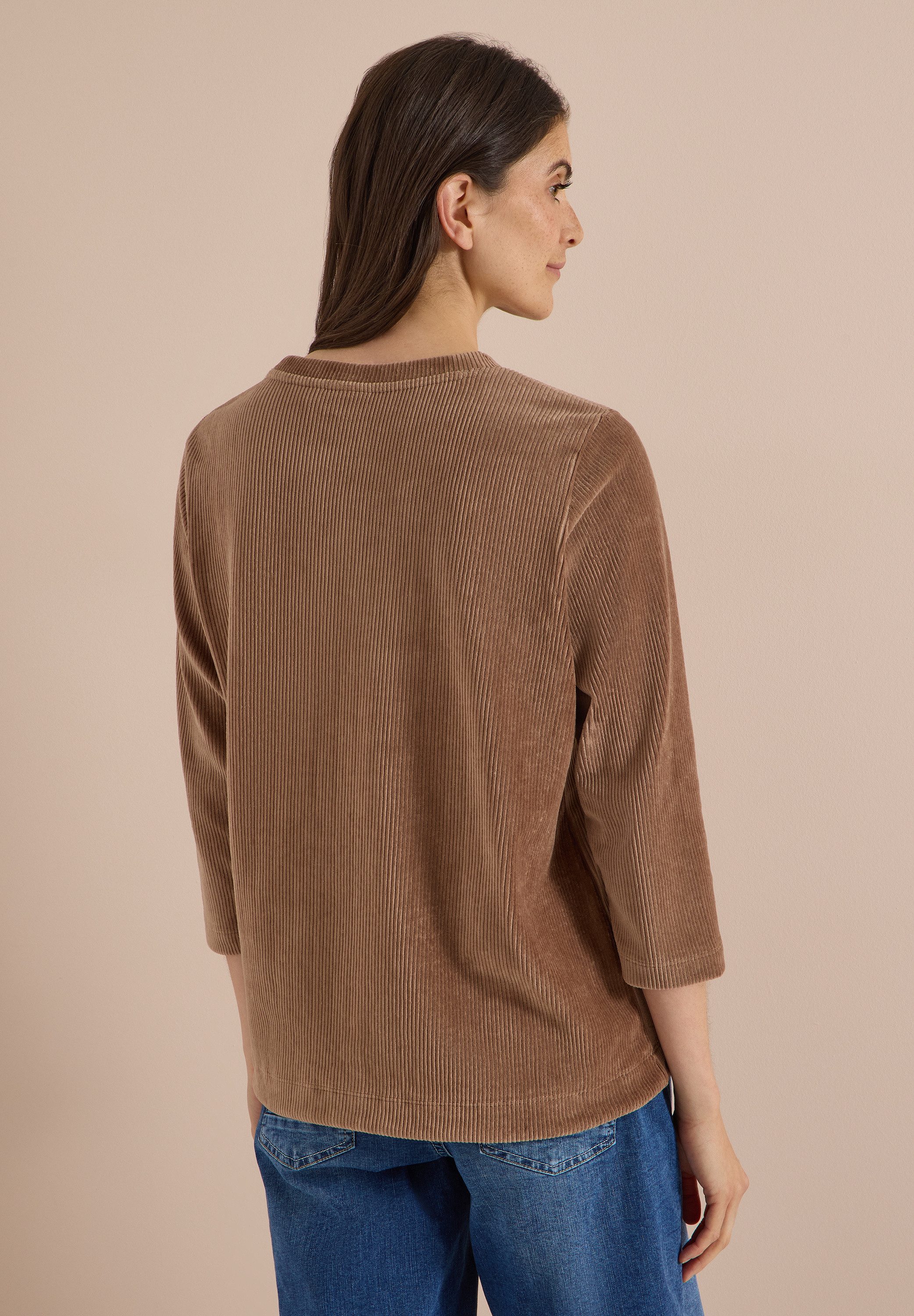 CECIL 3/4-Arm-Shirt mit Tunnelzug am Saum – Bild 2 von 5