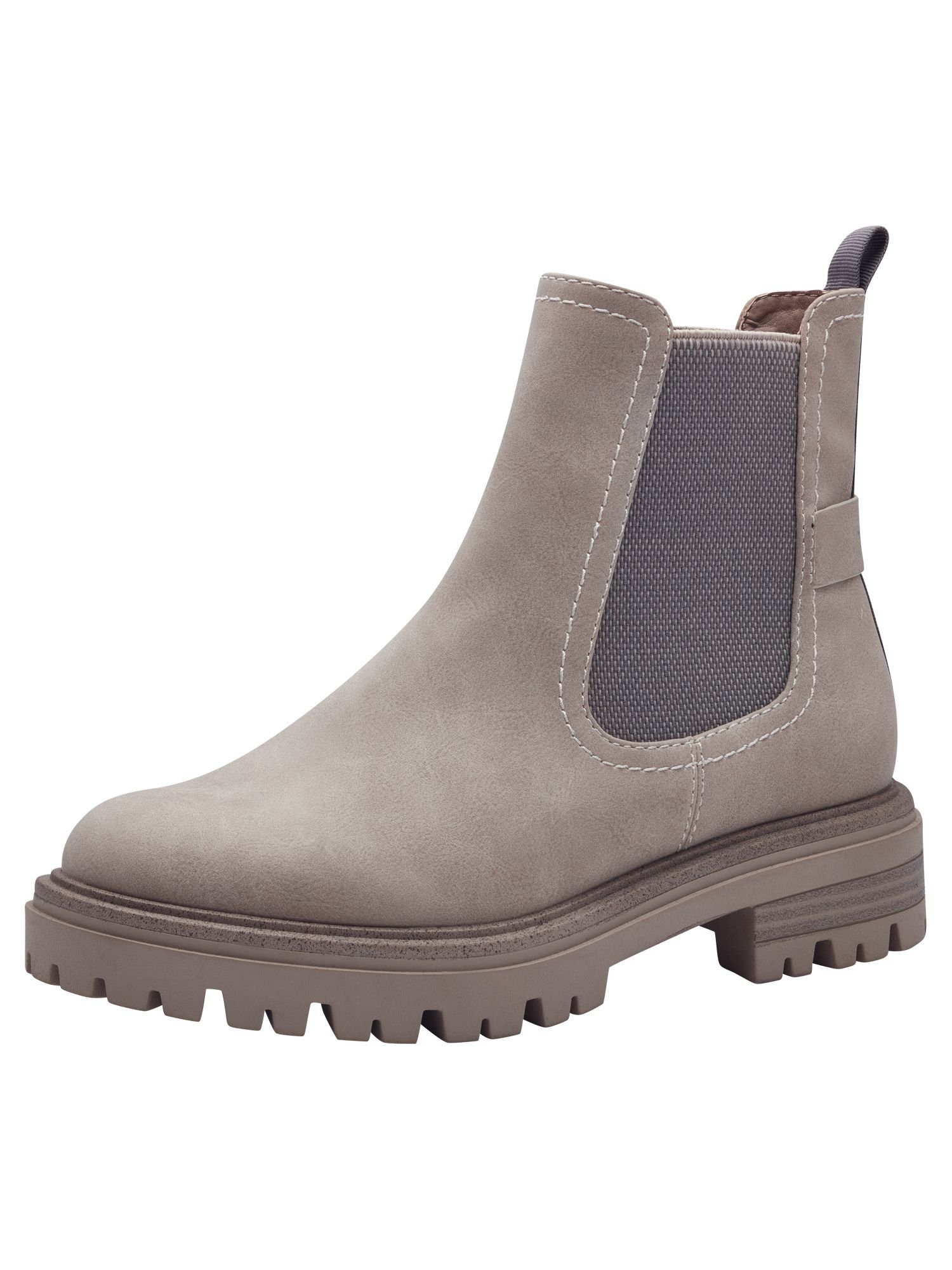 Tamaris Chelsea-boots blokhak enkellaars laarzen met