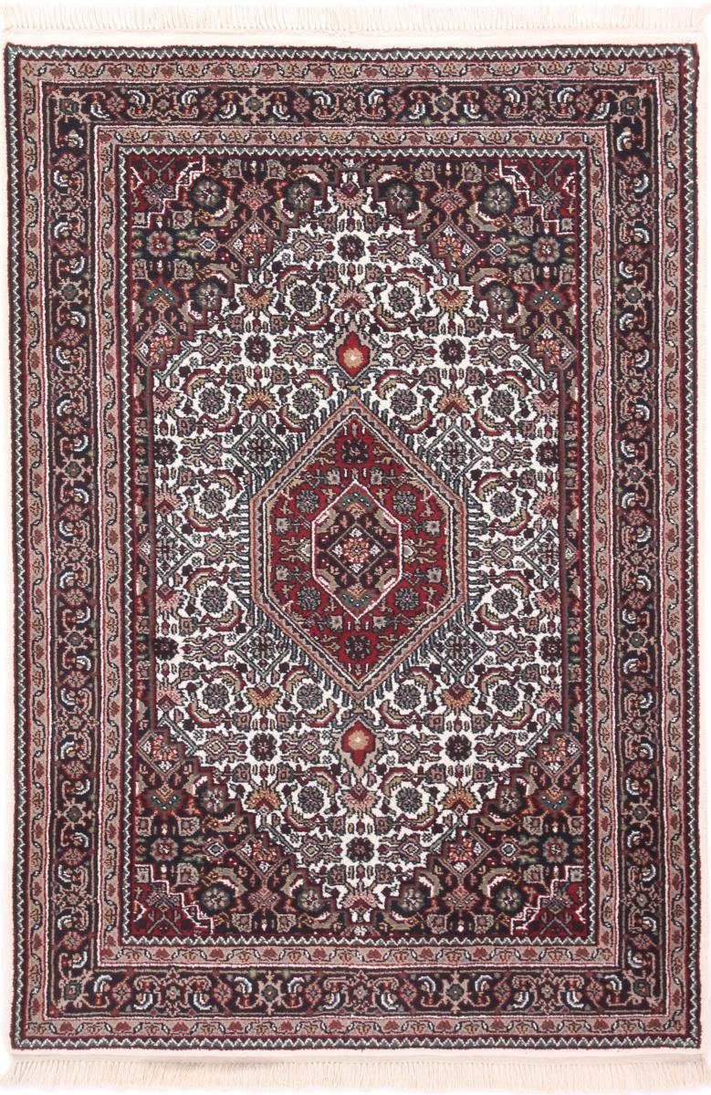Orientteppich Indo Bidjar Herati 125x185 Handgeknüpfter Orientteppich, Nain Trading, rechteckig, Höhe: 15 mm