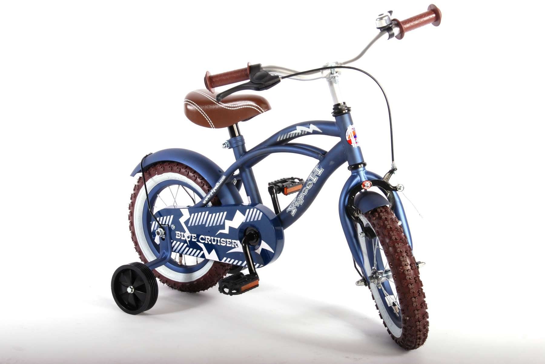 TPFSports 1 (Jungs Zoll Rücktritt 12 - Fahrrad Kinder und Blau Kinder Cruiser Stützräder Fahrrad Handbremse, Volare Rutschfeste 12 Sicherheitsgriffe), - mit Jugend Zoll Kinderfahrrad Fahrrad Gang,