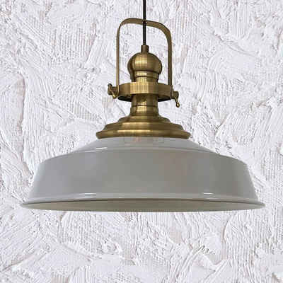 Bamyum Pendelleuchte Bamyum Pendelleuchte I Aslet l Ø41 cm E27 Metall Vintage Lampe, ohne Leuchtmittel