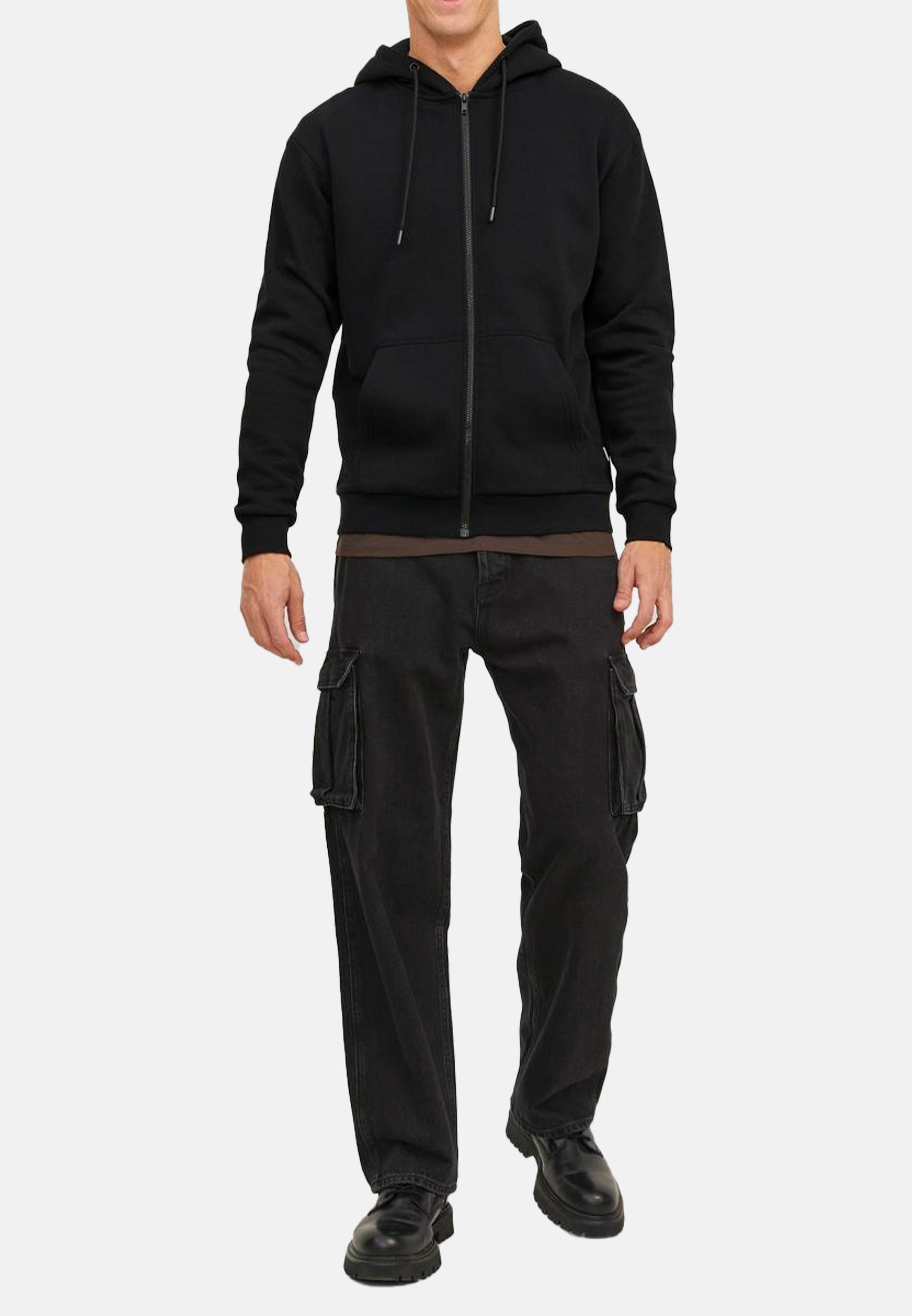 Jack & Jones Hoodie 2er Pack Bradley (Spar-Set, 2-tlg) Sweatjacke / Hoodie - Atmungsaktiv - Kapuzenjacke aus Sweat – Bild 5 von 5