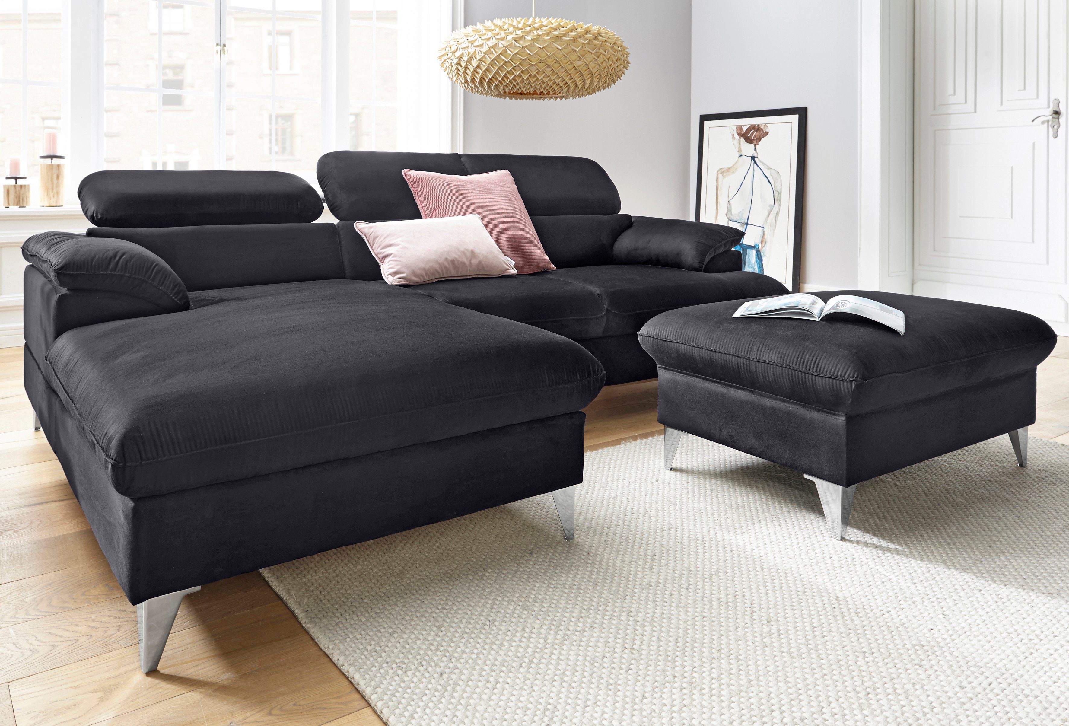 COTTA Polstergarnitur "Caluso L-Form", (2 tlg.), Set bestehend aus: Ecksofa günstig online kaufen