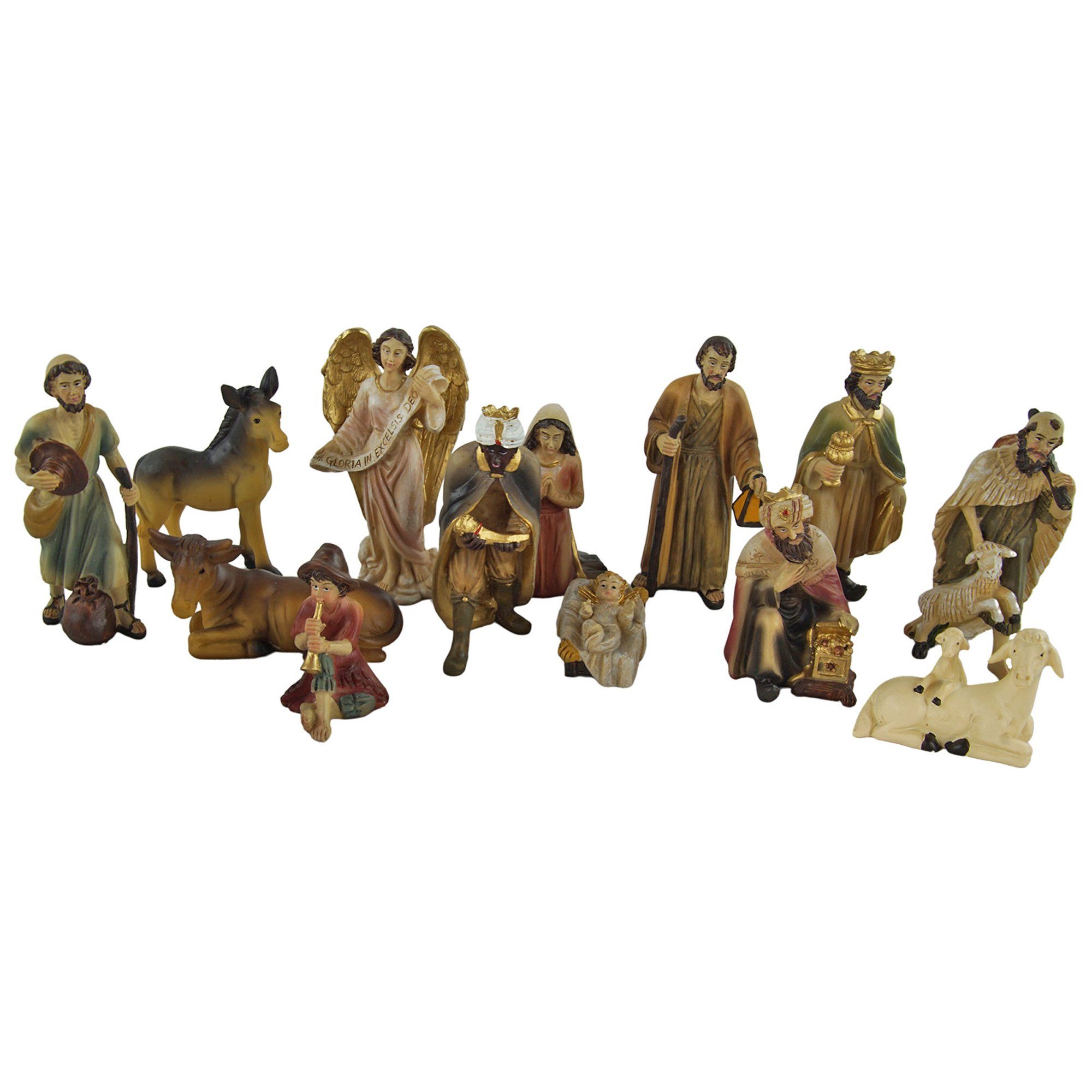 Krippenfigur Wunderschöne Krippenfiguren 13-tlg., ca. 10 cm, K 171
