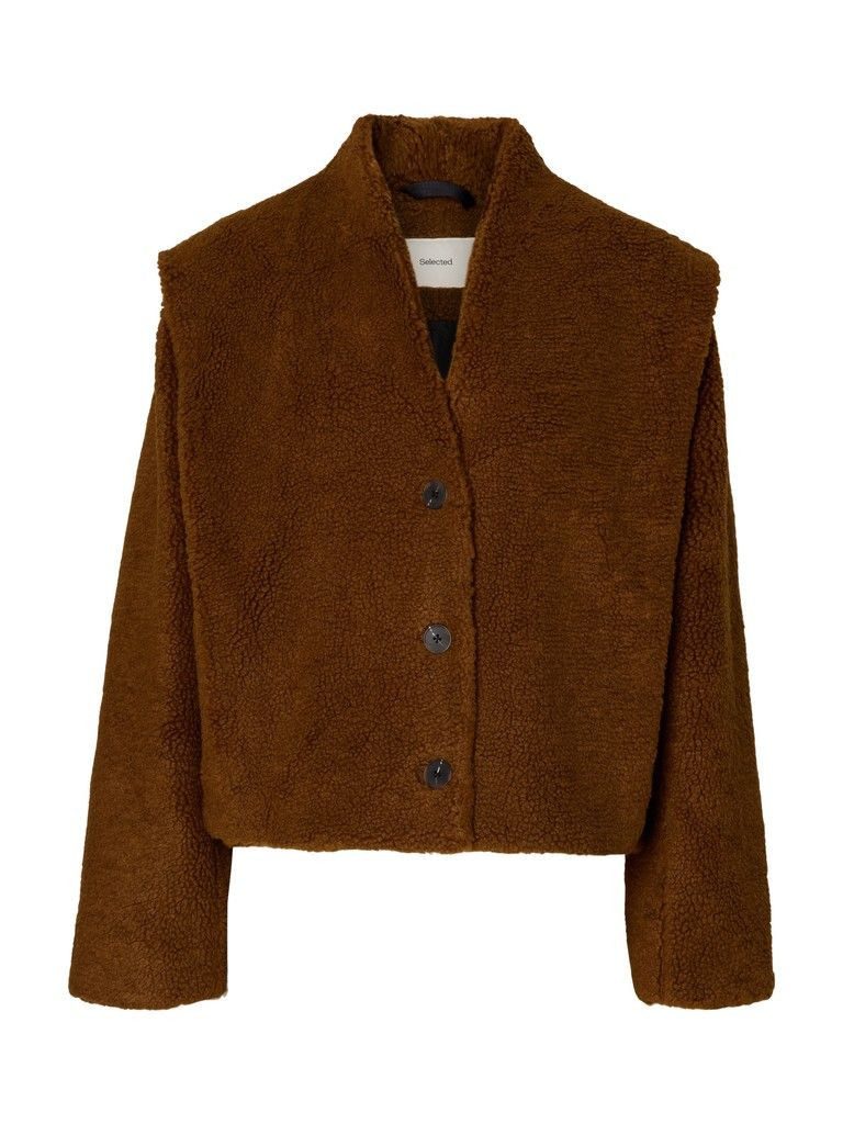 Selected Bouclèjacke SLWISABEL TEDDY JACKET