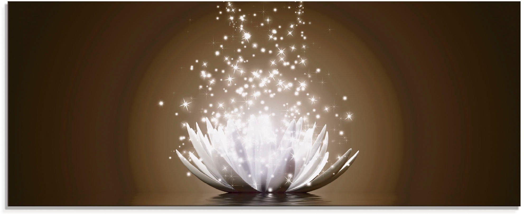 Artland Glasbild »Magie der Lotus-Blume«, Blumen, (1 St.), in verschiedenen günstig online kaufen